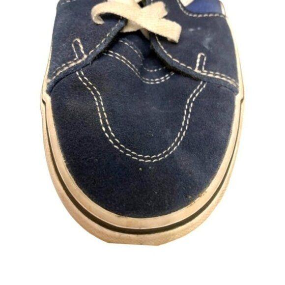 Vans Filmore SK8 Hi Top Suede Canvas Navy Blue sneaker skater shoe like new 9.5 - Picture 10 of 12